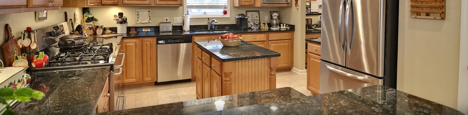 صفحه کابینت گرانیتی — نمونه کاربردی